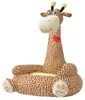 vidaXL Plüsch-Kindersessel Giraffe Braun Produktbild-Vorschau 3