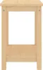 vidaXL Stolik nocny naturalny 35x30x47 cm lite drewno Podgląd zdjęcia produktu 1