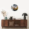 Wanduhr - Rund - Glasuhr - Taxi Straße New York - 40x40cm - Produktbild-Vorschau 7