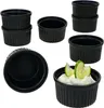 8er Set Creme Brulee Schale NERO 9x5cm schwarz - 24302121 Produktbild-Vorschau 1
