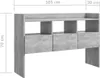 vidaXL Sideboard Betongrau 105x30x70 cm Holzwerkstoff Produktbild-Vorschau 8