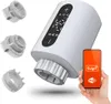 A smart thermostat and its accessories are displayed with a smartphone showing the Tuya app. Náhľad obrázku produktu