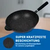 Pentolpress Granit Wokpfanne mit Deckel (32 cm) – Wokpfanne Produktbild-Vorschau 3