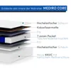 Matrace s kapslovými pružinami, rozměr 120x200 cm, MEDIRO Náhled obrázku produktu 4