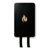Nordic Flame Löschdecke schwarz gold | 120x120cm Produktbild-Vorschau 2