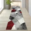 Teppich Rauten Design in rot grau Größe - 60 x 110 cm Produktbild-Vorschau 4