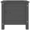 vidaXL Pflanzkübel Grau 40x40x39 cm Massivholz Kiefer Produktbild-Vorschau 4