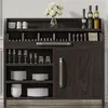 LEA | Besteckschrank | B110cm x H105 | Wenge-Schwarz | Produktbild-Vorschau 3