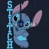 Lilo & Stitch | Stitch Mit Schriftzug Uni Hoodie, XXL, Navy Produktbild-Vorschau 2