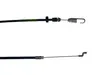 Two black cables with metal ends, one with a spring, against a white background. Produktbild-Vorschau