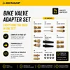 Pompe à vélo Dunlop avec manomètre et jeu d'adaptateurs Voir les images du produit 12