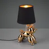 Tischleuchte Reality Bello Schwarz Gold Tischlampe Hund Produktbild-Vorschau 2