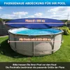 Peviasot Poolabdeckung Rund für Ø306 cm Pools | Planenmaß Produktbild-Vorschau 2