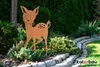 KOTARBAU® Gartendekoration Rostfiguren 70cm Blechhirsch Produktbild-Vorschau 2
