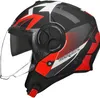 Germot Motorrad Jethelm GM 650 Matt Schwarz/Fluo-Gelb-S Produktbild-Vorschau 2