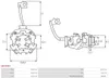 AS-PL SBH5004 Halter Kohlebürsten M649T20471 M649X20471 Produktbild-Vorschau 2