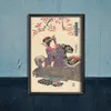 Poster - Canvas - Leinwand - 29,7 cm x 42 cm - Geisha mit Produktbild-Vorschau 1