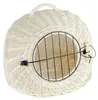 Korbhöhle 50 cm Transportkorb Katzenhöhle Weide Weiss Produktbild-Vorschau 1