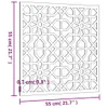 vidaXL Decorazione da parete per giardino 55x55 cm in Anteprima dell’immagine prodotto 6