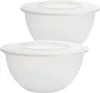 2 Stk. Rührschüssel mit Deckel 5L Schüssel Salat Kunststoff Produktbild-Vorschau 1
