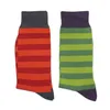 Herren Basic Socken aus Baumwolle Ringel Kiwi Größe 43-46 Produktbild-Vorschau 2