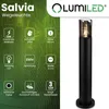 LUMILED světlo na cestu venkovní světlo na sloupek kouřové Náhled obrázku produktu 2