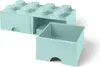 LEGO Brick Drawer 8 aquablau (blau) Produktbild-Vorschau 3