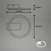 BRILONER Plafoniera LED, luce bianca calda, colore argento, Anteprima dell’immagine prodotto 5