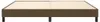 vidaXL Box spring posteľný rám tmavohnedý 200x200 cm látka Náhľad obrázku produktu 4
