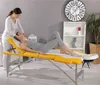 Masážny stôl 3 zóny hliník biela/oranžová Terapeutická Náhľad obrázku produktu 11