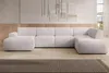 AX LIVING XXL Sofa U Form Didim Creme 378cm breit modern & Produktbild-Vorschau 2
