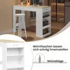 WOLTU Stehtisch Bartisch Bistrotisch, mit 1 Schublade 3 Produktbild-Vorschau 5