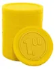 Jetons pour buvette 1,00 € en relief CombiCraft jaune – 250 Voir les images du produit 1