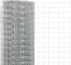 vidaXL Maschendraht Verzinkter Stahl 10x1,5 m Silbern Produktbild-Vorschau 2