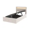Merax Polsterbett 90x200cm mit LED und Lattenrost, Produktbild-Vorschau 11