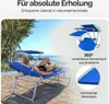 CASARIA® Sonnenliege Wetterfest Gartenliege Klappbar mit Produktbild-Vorschau 3