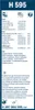 BOSCH Spazzola tergicristallo posteriore 280mm H595 Anteprima dell’immagine prodotto 6