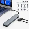 USB-C Multiport Hub – 7 in 1 Adapter mit USB 3.0 & USB-C Produktbild-Vorschau 3