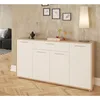 Kondela Viertürige Kommode mit Schublade Lunia – Produktbild-Vorschau 3