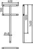 Mittelpfosten/Standpfosten Stahlrohr Ø 48 mm als Produktbild-Vorschau 3