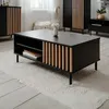 Table basse - MONZA 55A - Noir / Chene artisan - 1 porte, 2 Voir les images du produit 13