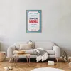 Posterpapier Poster - Menu 40x60 cm Text m-A-0903-ao-a Produktbild-Vorschau 2