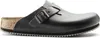 A black Birkenstock Boston SL clog is shown from the side against a white background. Produktbild-Vorschau