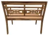 Massive Teakholz Sitzbank CHRISTOS 100cm natur Outdoor Produktbild-Vorschau 6
