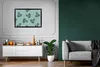 MuchoWow® Gerahmtes Poster Sommer - Blätter - Muster 90x60 Produktbild-Vorschau 6