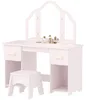 AIYAPLAY Schminktafel voor kinderen, 2-in-1 kindertafel met Productafbeelding-voorbeeld 1