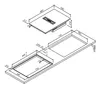 htech HTX94900 Induktionskochfeld 80cm mit integriertem Produktbild-Vorschau 3
