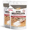GOLDEN PEANUT Vital Weizengluten 2x 1 kg - natürliches Produktbild-Vorschau 1