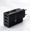 36W GaN USB C Ladegerät 4-Port QC3.0 Netzteil 3 USB 1 PD Produktbild-Vorschau 1