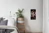 MuchoWow® Textilposter Blumen - Schmetterling - Frauen - Produktbild-Vorschau 3